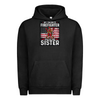 Pigment Black my favorite firefighter calls me sister. Urban Hoodie - linhVisuals