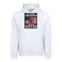 White my favorite firefighter calls me sister. Urban Hoodie - linhVisuals