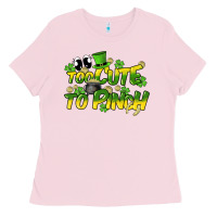 Too Cute To Pinch St. Patrick's Day Ladies Tee | Teevron