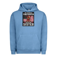 Pigment Pebble Blue my favorite firefighter calls me sister. Urban Hoodie - linhVisuals