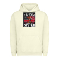 Pigment Pistachio my favorite firefighter calls me sister. Urban Hoodie - linhVisuals