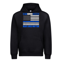 Black blue lives matter for police officer Urban Hoodie - linhVisuals