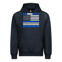 Navy blue lives matter for police officer Urban Hoodie - linhVisuals