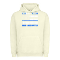 Pigment Pistachio blue lives matter for police officer Urban Hoodie - linhVisuals