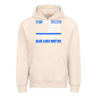 Sandshell blue lives matter for police officer Urban Hoodie - linhVisuals