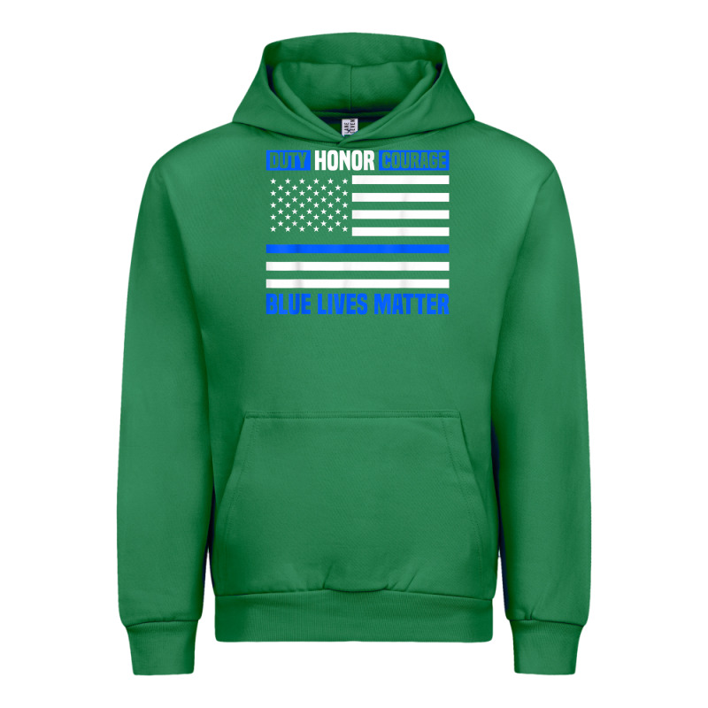 Blue Lives Matter For Police Officer Urban Hoodie by linhVisuals | Teevron
