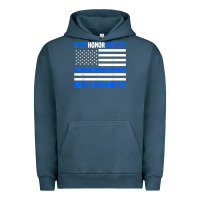 Pigment Midnight Navy blue lives matter for police officer Urban Hoodie - linhVisuals