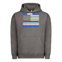 Pigment Tornado blue lives matter for police officer Urban Hoodie - linhVisuals