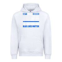 White blue lives matter for police officer Urban Hoodie - linhVisuals