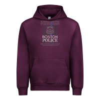 Mauve Wine boston police shirt saint michael police officer prayer Urban Hoodie - linhVisuals