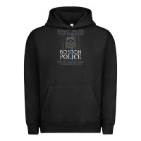Pigment Black boston police shirt saint michael police officer prayer Urban Hoodie - linhVisuals