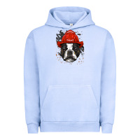 Pigment Grape Ice boston terrier firefighter boston terrier dog lover premium Urban Hoodie - linhVisuals