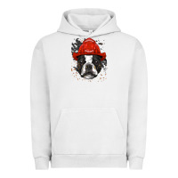 Pigment Lunar Rock boston terrier firefighter boston terrier dog lover premium Urban Hoodie - linhVisuals