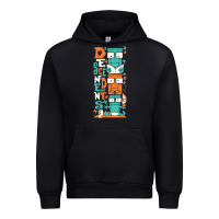 Black oke 15 Urban Hoodie - linhVisuals