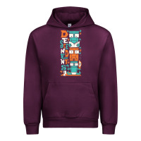Mauve Wine oke 15 Urban Hoodie - linhVisuals