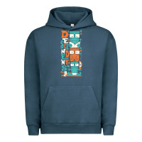 Pigment Midnight Navy oke 15 Urban Hoodie - linhVisuals