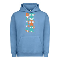 Pigment Pebble Blue oke 15 Urban Hoodie - linhVisuals