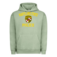 Pigment Oil Green maryland state police Urban Hoodie - linhVisuals