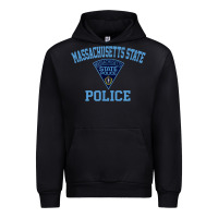 Black massachusetts state police Urban Hoodie - linhVisuals