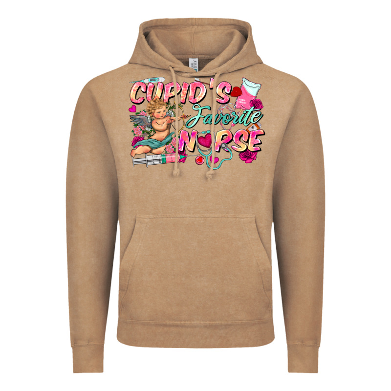 Cupid's Favorite Nurse Vintage Hoodie by FaDigitalArtStudio | Teevron