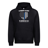 Black national police week shirt in memory and honor us flag Urban Hoodie - linhVisuals