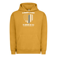 Pigment Peanut Butter national police week shirt in memory and honor us flag Urban Hoodie - linhVisuals