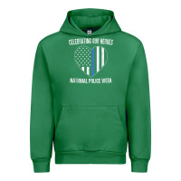 Emerald national police week shirt vintage blue line american flag Urban Hoodie - linhVisuals