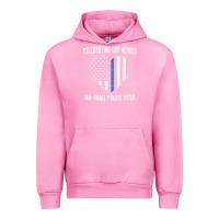 Fuchsia Pink national police week shirt vintage blue line american flag Urban Hoodie - linhVisuals