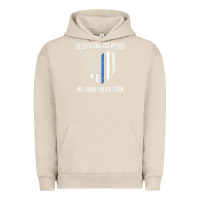 Pigment French Oak national police week shirt vintage blue line american flag Urban Hoodie - linhVisuals