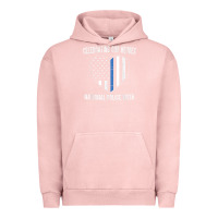 Pigment Salmon national police week shirt vintage blue line american flag Urban Hoodie - linhVisuals