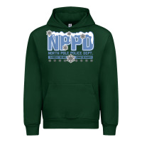 Forest Green north pole police department Urban Hoodie - linhVisuals