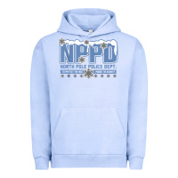 Pigment Grape Ice north pole police department Urban Hoodie - linhVisuals