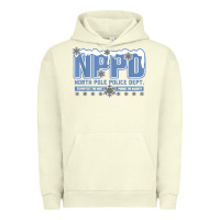 Pigment Pistachio north pole police department Urban Hoodie - linhVisuals