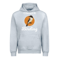 Heather Grey birding birdwatching eastern phoebe Urban Hoodie - linhVisuals