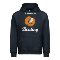 Navy birding birdwatching eastern phoebe Urban Hoodie - linhVisuals
