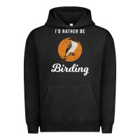 Pigment Black birding birdwatching eastern phoebe Urban Hoodie - linhVisuals