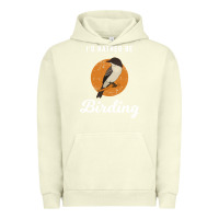 Pigment Pistachio birding birdwatching eastern phoebe Urban Hoodie - linhVisuals