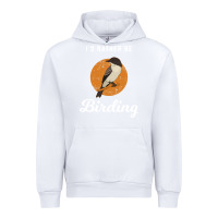White birding birdwatching eastern phoebe Urban Hoodie - linhVisuals