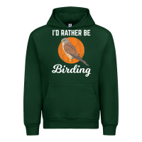 Forest Green birding birdwatching kestrel bird bird Urban Hoodie - linhVisuals