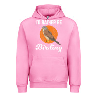 Fuchsia Pink birding birdwatching kestrel bird bird Urban Hoodie - linhVisuals