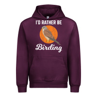 Mauve Wine birding birdwatching kestrel bird bird Urban Hoodie - linhVisuals