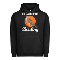 Pigment Black birding birdwatching kestrel bird bird Urban Hoodie - linhVisuals