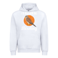 White birding birdwatching kestrel bird bird Urban Hoodie - linhVisuals