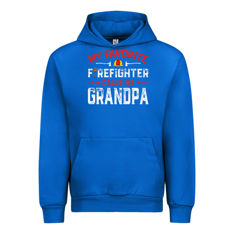 Mens Father's Day My Favorite Firefighter Calls Me Grandpa Premium Urban Hoodie by linhVisuals | Teevron