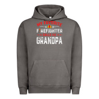 Pigment Tornado mens father's day my favorite firefighter calls me grandpa premium Urban Hoodie - linhVisuals
