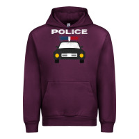 Mauve Wine cool policeman law enforcement deputy kawaii police mobile premium Urban Hoodie - linhVisuals