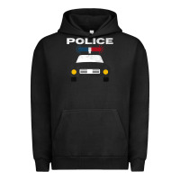 Pigment Black cool policeman law enforcement deputy kawaii police mobile premium Urban Hoodie - linhVisuals