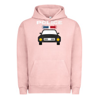 Pigment Salmon cool policeman law enforcement deputy kawaii police mobile premium Urban Hoodie - linhVisuals