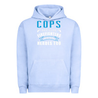 Pigment Grape Ice cops because firefighters need heroes too premium Urban Hoodie - linhVisuals