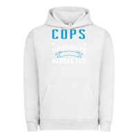 Pigment Lunar Rock cops because firefighters need heroes too premium Urban Hoodie - linhVisuals